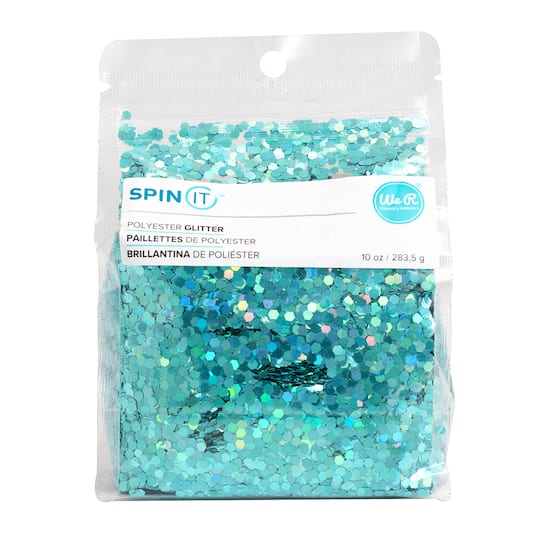 12 Pack: We R Memory Keepers&#xAE; Spin It&#x2122; Super Chunky Polyester Glitter